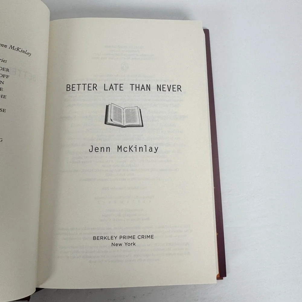 Jenn McKinlay Library Lover's Mystery 4 Hardcover Book Lot First Editions‎